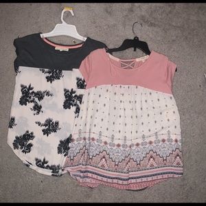 BUNDLE!!! 2 classic fancy tees